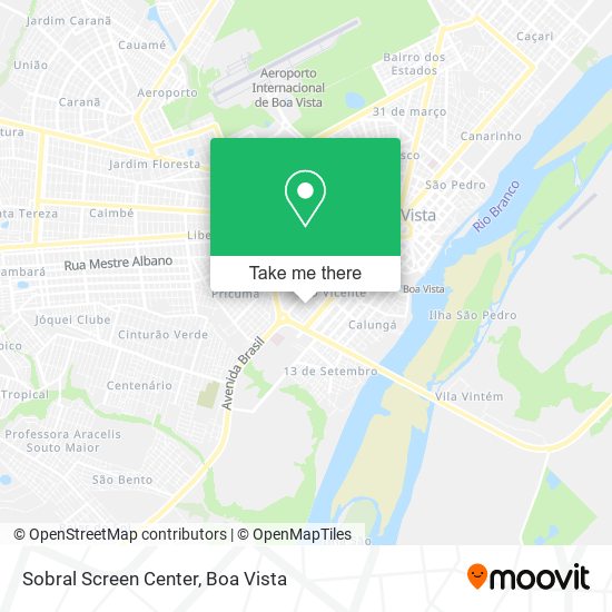 Sobral Screen Center map