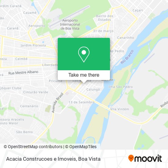 Acacia Construcoes e Imoveis map