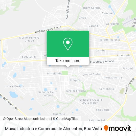 Maisa Industria e Comercio de Alimentos map