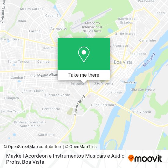 Maykell Acordeon e Instrumentos Musicais e Audio Profis map