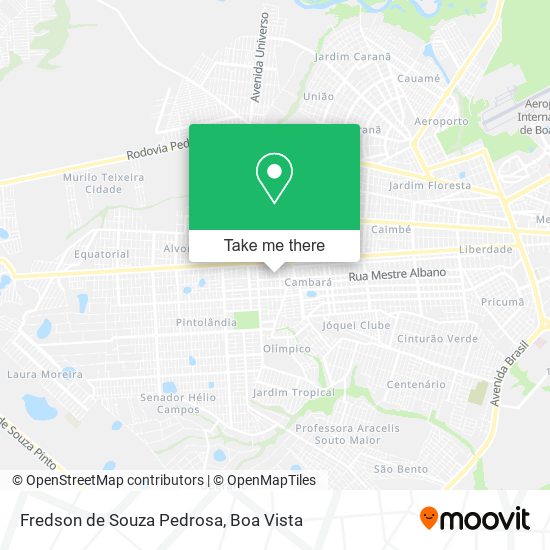 Fredson de Souza Pedrosa map