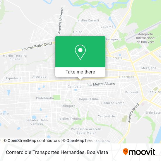 Comercio e Transportes Hernandes map