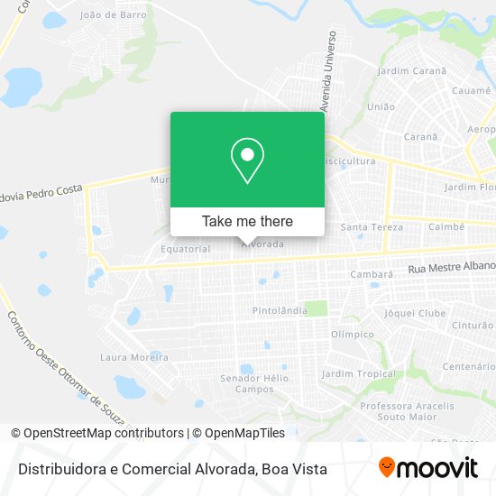 Distribuidora e Comercial Alvorada map