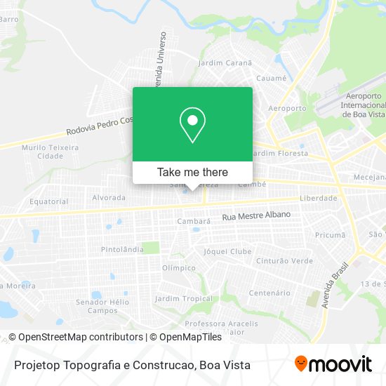 Projetop Topografia e Construcao map