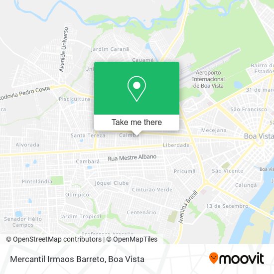 Mercantil Irmaos Barreto map