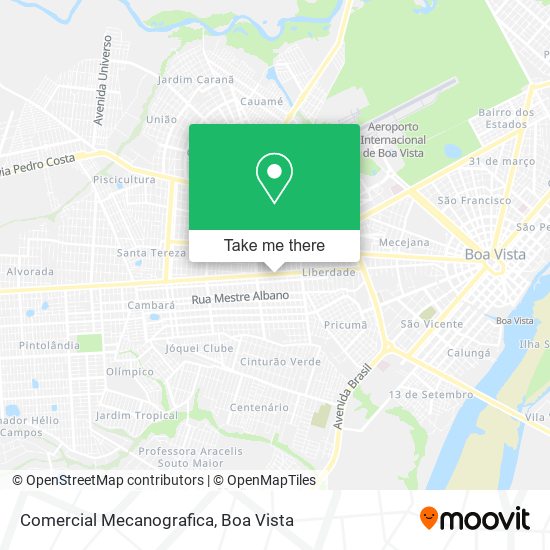 Comercial Mecanografica map