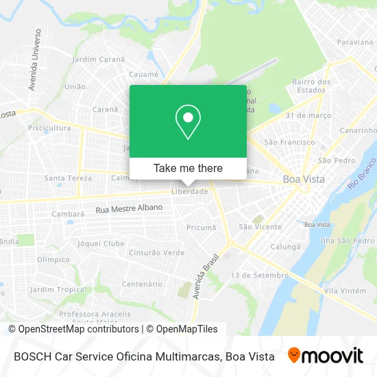 BOSCH Car Service Oficina Multimarcas map