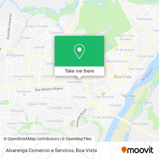 Alvarenga Comercio e Servicos map