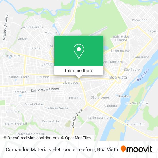 Comandos Materiais Eletricos e Telefone map