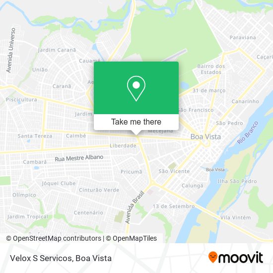 Mapa Velox S Servicos