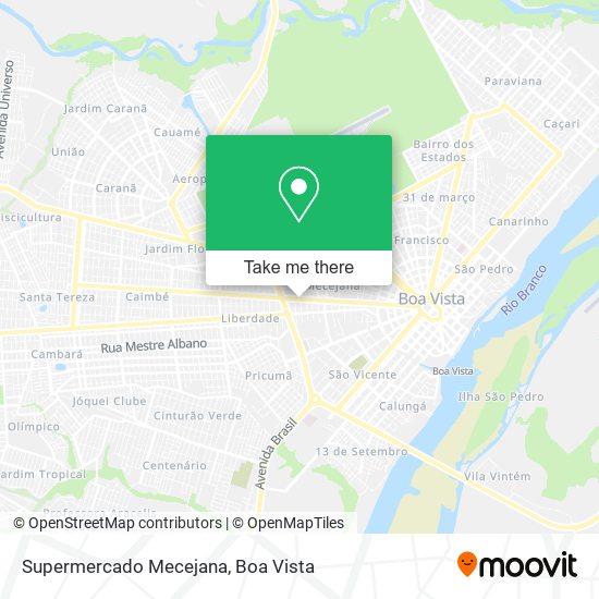 Supermercado Mecejana map