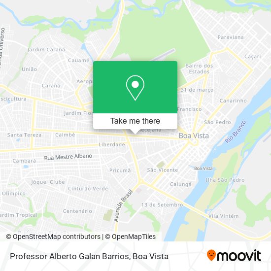 Professor Alberto Galan Barrios map