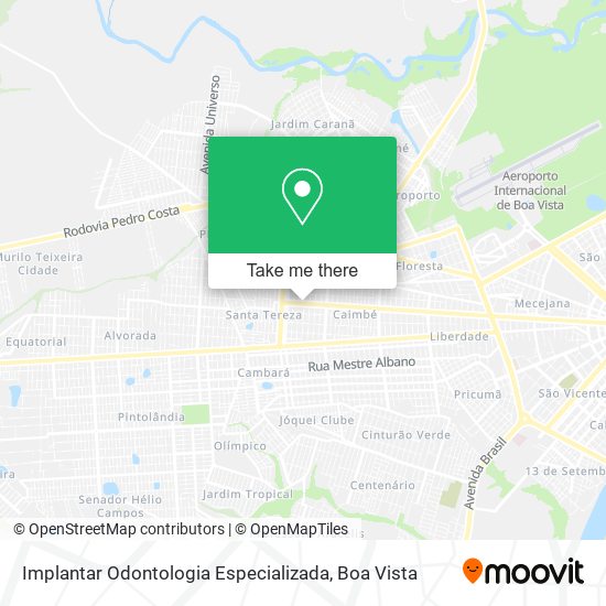 Mapa Implantar Odontologia Especializada