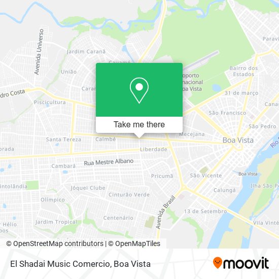 El Shadai Music Comercio map