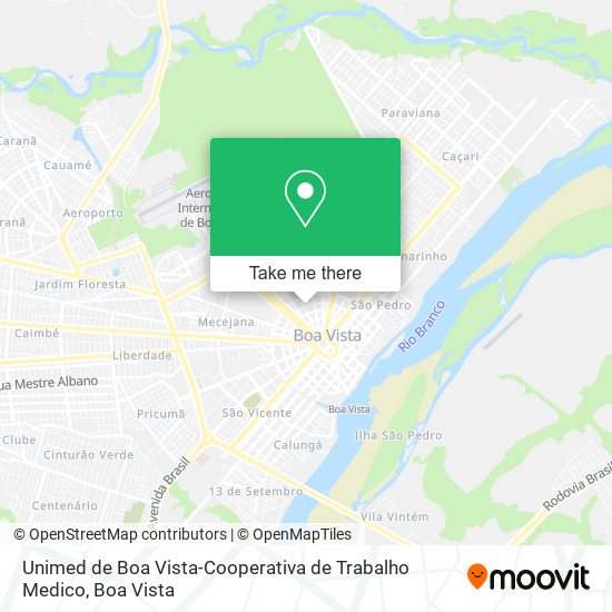 Unimed de Boa Vista-Cooperativa de Trabalho Medico map
