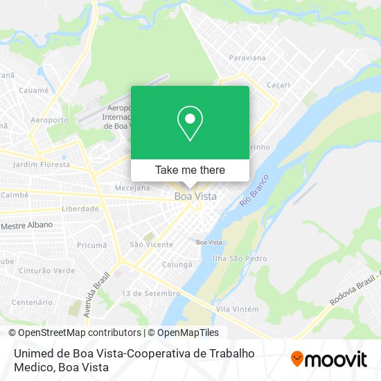 Unimed de Boa Vista-Cooperativa de Trabalho Medico map