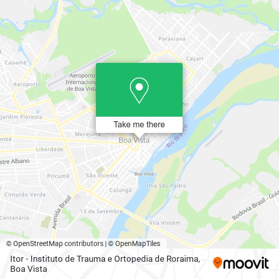 Mapa Itor - Instituto de Trauma e Ortopedia de Roraima