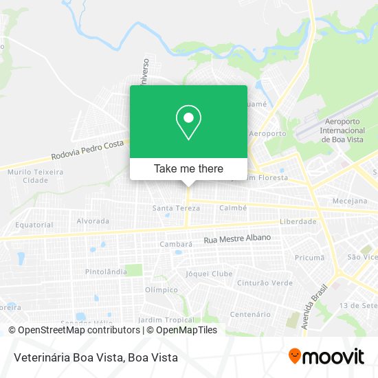 Mapa Veterinária Boa Vista