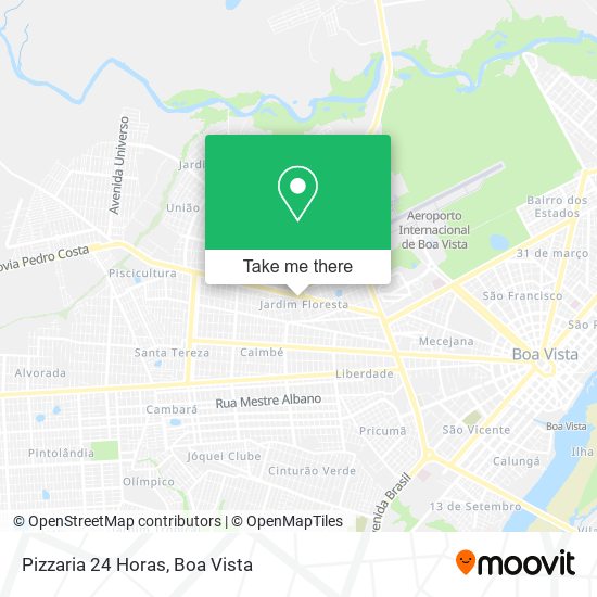 Pizzaria 24 Horas map