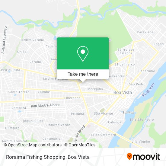 Roraima Fishing Shopping map