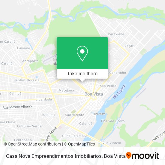 Casa Nova Empreendimentos Imobiliarios map