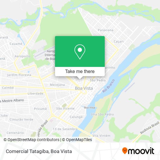 Comercial Tatagiba map