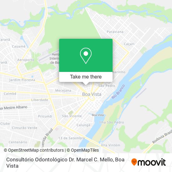 Consultório Odontológico Dr. Marcel C. Mello map
