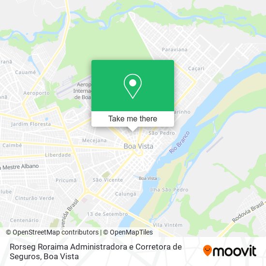 Rorseg Roraima Administradora e Corretora de Seguros map