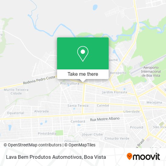 Lava Bem Produtos Automotivos map