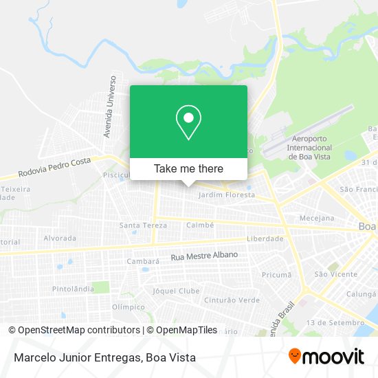 Marcelo Junior Entregas map