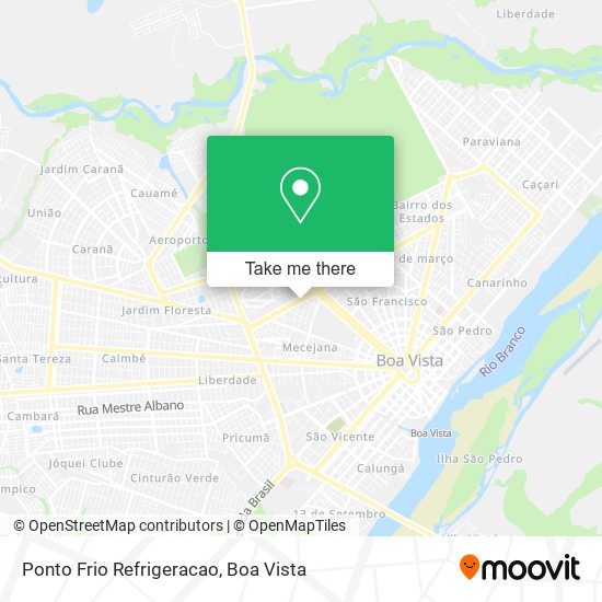 Ponto Frio Refrigeracao map