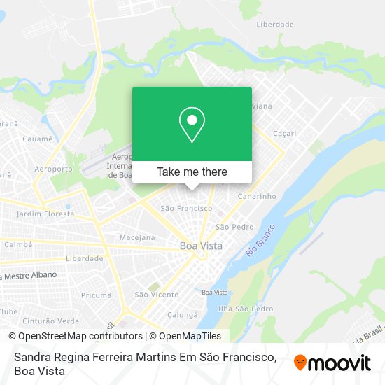 Sandra Regina Ferreira Martins Em São Francisco map