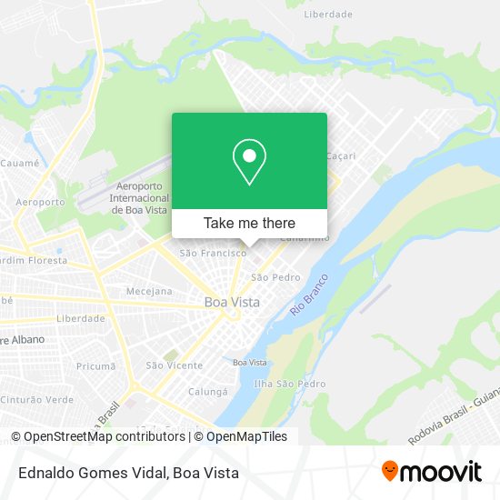 Ednaldo Gomes Vidal map