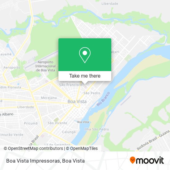 Mapa Boa Vista Impressoras