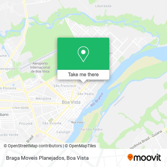 Mapa Braga Moveis Planejados