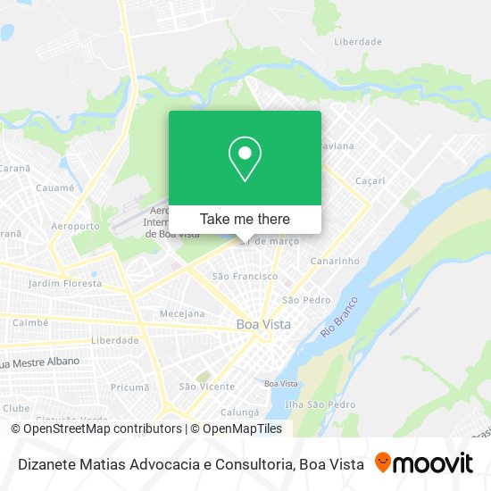 Mapa Dizanete Matias Advocacia e Consultoria