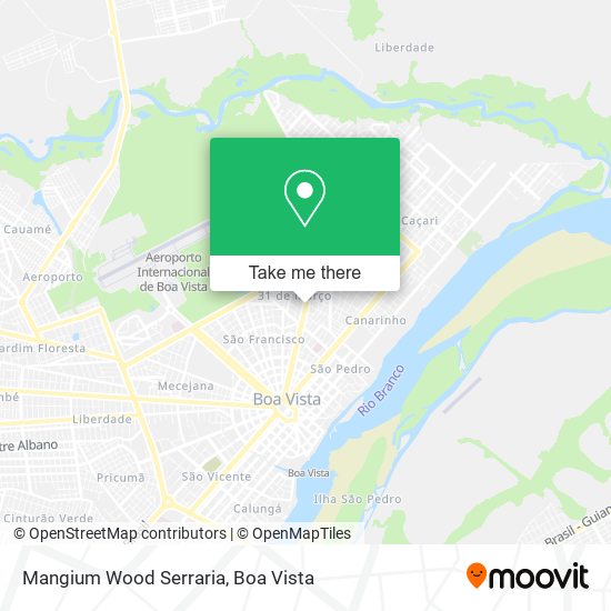 Mapa Mangium Wood Serraria