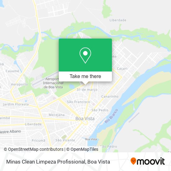 Mapa Minas Clean Limpeza Profissional