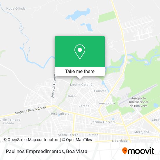 Paulinos Empreedimentos map