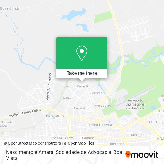 Mapa Nascimento e Amaral Sociedade de Advocacia