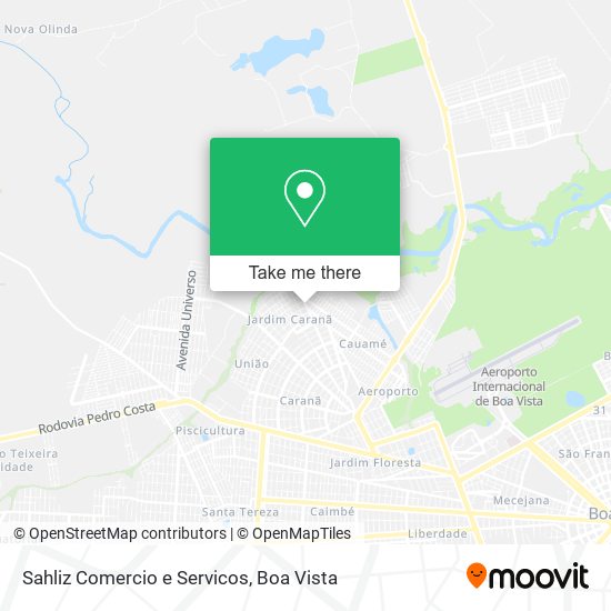 Sahliz Comercio e Servicos map