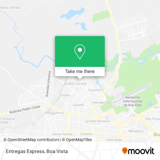 Mapa Entregas Express