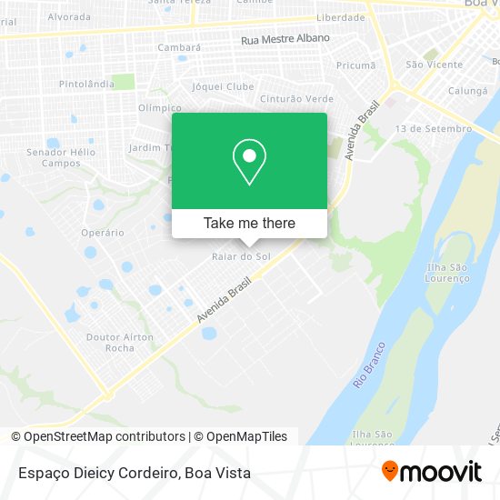 Espaço Dieicy Cordeiro map