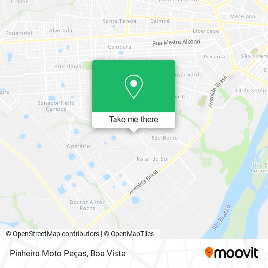 Pinheiro Moto Peças map