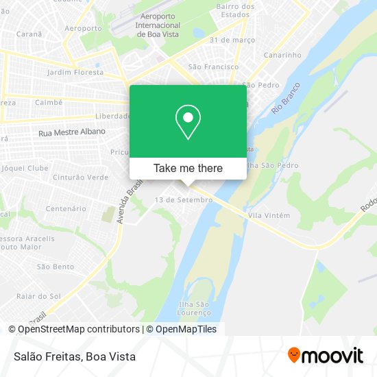 Salão Freitas map