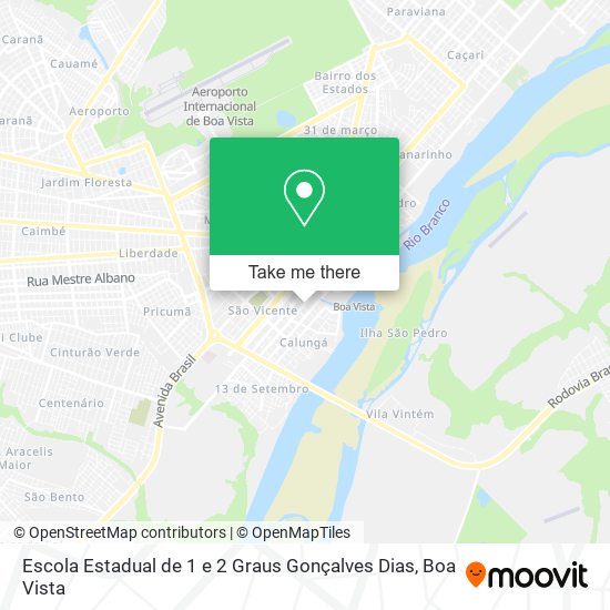 Escola Estadual de 1 e 2 Graus Gonçalves Dias map