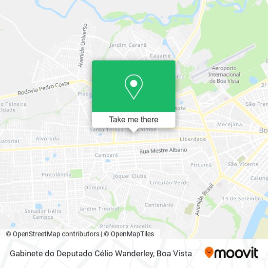 Gabinete do Deputado Célio Wanderley map
