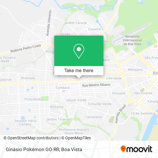 Ginásio Pokémon GO RR map