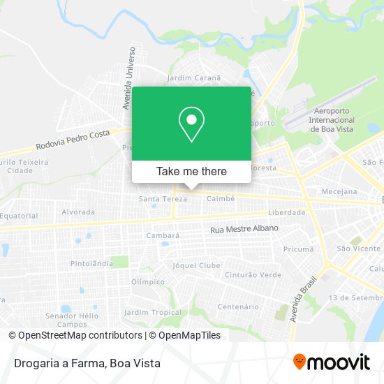 Drogaria a Farma map