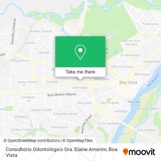 Consultório Odontológico Dra. Elaine Amorim map